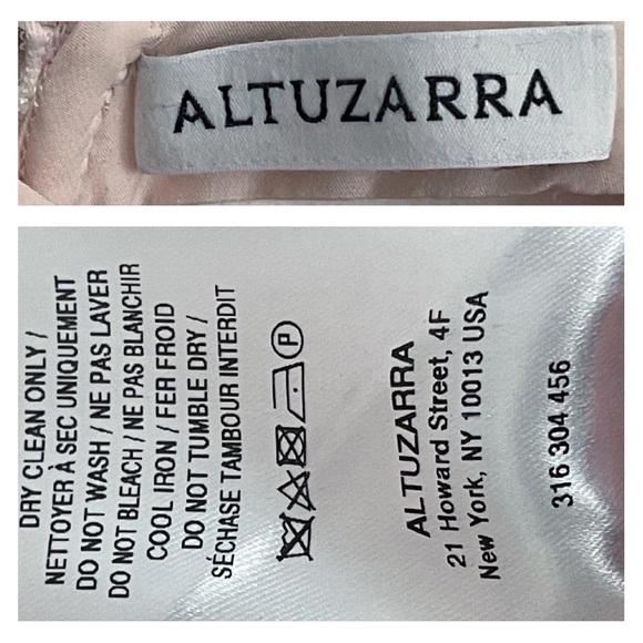 NWOT Altuzarra Claudette Light  Pink Silk Flared Short Sleeve Dress size 4 - Picture 16 of 16